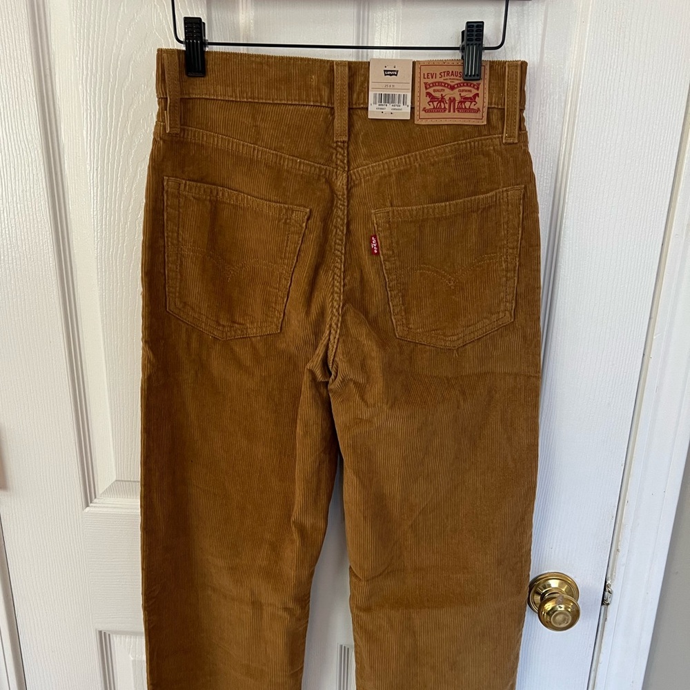 Levi's® Jeans - Dijon Mid-Rise '94 Baggy Corduroy Straight NWT sz 25, 29 - Picture 10 of 10